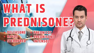 What is PREDNISONE Deltasone What is Prednisone used for Uses Doses and Side Effects [upl. by Esadnac641]