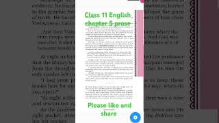 english Class 11 English chapter 1 prose fullchapter [upl. by Naraa]