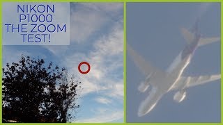 Nikon P1000 Camera  you NEED this for spotting aircraft unbelievable zoom [upl. by Illil]