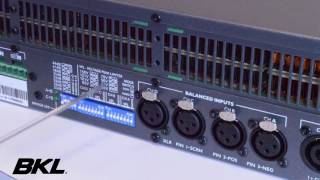 CONFIGURACIÓN DE AMPLIFICADOR FP 10000 Q BKL [upl. by Aiselad]