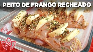 FRANGO RECHEADO e ASSADO no forno – Receita fácil e rápida  Tathi Calicchio [upl. by Tibbitts211]