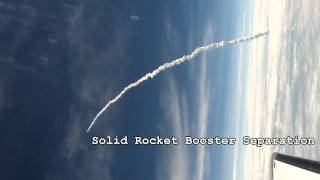 Final Space Shuttle Launch from an Airplane Awesome HD [upl. by Teddi348]