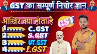 What is GST  GST क्या है  Types of GST  क्या होता है CGST SGST  Global Education Power [upl. by Derfliw]