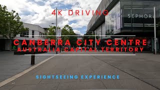 NEW YEAR 4K DRIVING  CANBERRA CITY CENTRE [upl. by Hara]