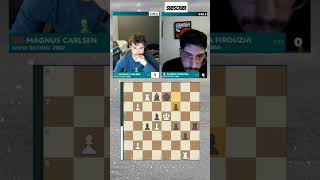 Alireza CHECKMATES Magnus from a DEADLOST POSITION chess shortvideo [upl. by Inigo]