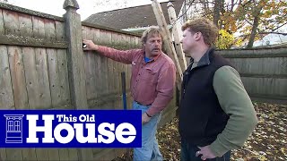 How to Replace a Rotted Fence Post  This Old House [upl. by Tomas102]