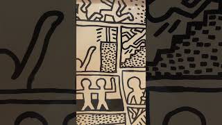 Detailed Keith Haring Untitled 1981 Acrylic on Paper [upl. by Cadal]