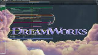 DreamWorks Animation SKG Intro Night Logo MIDI Mockup [upl. by Esirrehc27]