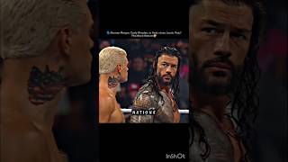 Roman reigns and Cody Rhodes vs solo sikoa and jacob fatu wwe shorts [upl. by Obaza]