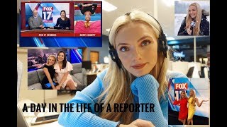 A DAY IN MY LIFE OF A TV NEWS REPORTER  MORNING SHOW EDITION [upl. by Scotti]