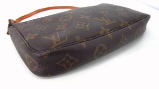 Bolsa Louis Vuitton Monogram Pochette Canvas M51980 [upl. by Shiverick]