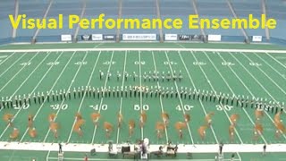 2011 Ferndale HS Marching Band  BOA Regional Prelim Judge Tape  Visual Performance Ensemble [upl. by Esil]