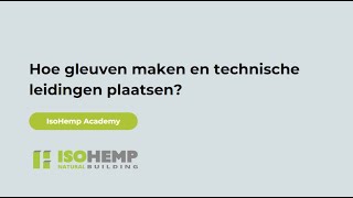 Hoe gleuven maken en technische leidingen plaatsen [upl. by Htessil]