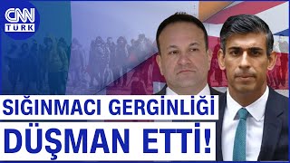 Ruanda Planı Tepki Çekmişti İrlanda ve İngiltere Arasındaki Göçmen Krizi Büyüyor  CNN TÜRK [upl. by Dralliw]