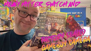 JEREMY REWINDS SEALED GAMEBOY CAMERA HEAVY HITTER SWITCH AND MORE [upl. by Webster]