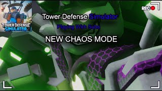 🔴Playing With Subs NEW CHAOS GAMEMODE TOWER DEFENSE SIMULATOR I ROBLOX🔴 [upl. by Notlih]