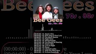 BeeGees 💋 Greatest Hits Full Album 🔍 The Best Songs Of BeeGees Playlist Short 9 [upl. by Barayon113]