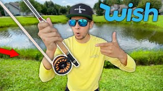 Worlds CHEAPEST Fly Fishing Combo Fishing Challenge [upl. by Oalsecnew509]