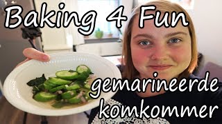 Gemarineerde Komkommer  Baking 4 Fun [upl. by Nerte983]