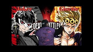 Deathbattle REACTION Joker vs Giorno [upl. by Bravin]