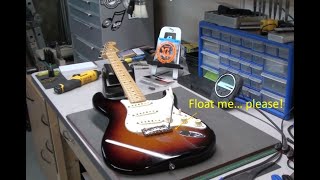 How To SetUp a Fender Stratocaster with a Floating Tremolo String Action Neck Relief amp Intonation [upl. by Fred]