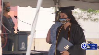 Onondaga Community College hosts socially distanced graduation ceremony [upl. by Madaras]