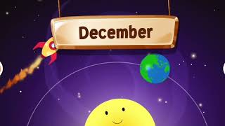 Months of the year  Learning for kids  Names of monthes KidZone11z8f [upl. by Shelba]