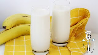 🍌Batido de PLÁTANO y VAINILLA con Thermomix🍌  Receta fácil y rápida [upl. by Adnirb]