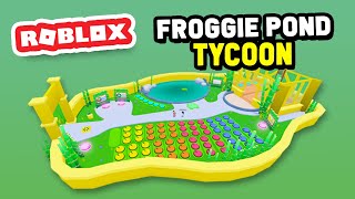 Roblox Froggie Pond Tycoon [upl. by Snave]