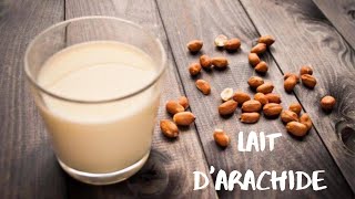 Comment faire du lait végétal DELICIEUX à base darachide Recette afrovegan cru [upl. by Adnar]