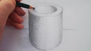 Simple Drawing Exercise Drawing an Ellipse Step by Step [upl. by Owiat]