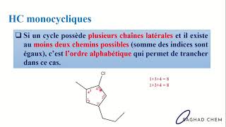 Chimie organique 1  Chapitre 1  Nomenclature  Part 4  HC cycliques monocycle [upl. by Anauqahs]