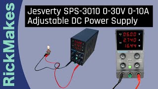 Jesverty SPS3010 030V 010A Adjustable DC Power Supply [upl. by Vescuso245]