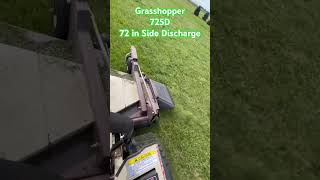 725D Grasshopper Mower 72” Side Discharge mower mowernation compacttractor farming mowernation [upl. by Cacia178]