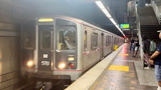 Los Angeles Metro D Line Westbound Full Cab Ride  Union Station to WilshireWestern [upl. by Pepillo]