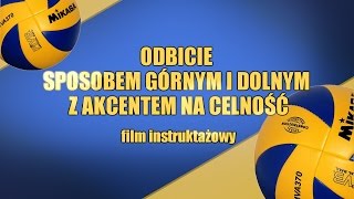 INSTRUKTAŻ SIATKÓWKI odbicie sposobem górnym i dolnym z akcentem na celność [upl. by Conias640]