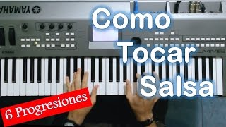 6 Progresiones que todo Pianista debe Conocer para tocar SALSA en PIANO  MoroMusicPiano [upl. by Doreen]