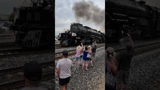 UP 4014 Big Boy Blows Through Colfax CA shorts [upl. by Claudette804]