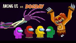 Among Us vs Dog Day Featuring The Mysterious Hand  Rainbow Among Us Animation  Among Us Animation [upl. by Bussey]