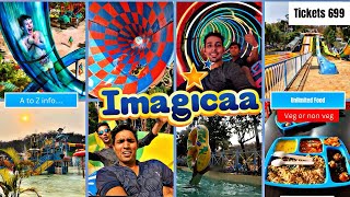 Imagicaa Water Park Khopoli  All RidesSlides Ticket PricelOfferFood  A to Z Information [upl. by Ash]