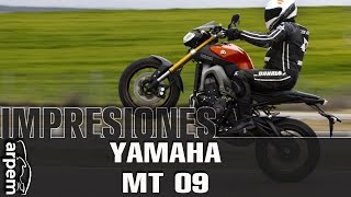 Yamaha MT09  2014  español  Videoprueba [upl. by Aryamo]