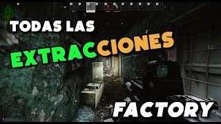 Guía de Extracciones  FACTORY  FABRICA  Escape from Tarkov en Español [upl. by Hnilym]