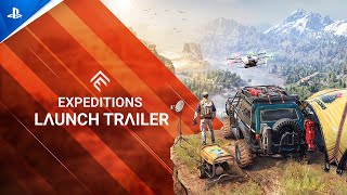 Expeditions A MudRunner Game  Launch Trailer  PS5 amp PS4 Games [upl. by Joceline]