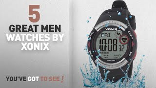 Top 10 Xonix Men Watches  Winter 2018  Unisex Strapless Heart Rate Monitor Calories 3D Pedometer [upl. by Ros712]