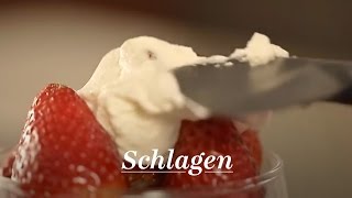 Sahne oder Eischnee schlagen mit dem Thermomix TM5 DE [upl. by Ragde]