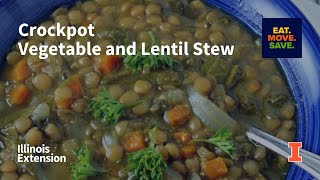 Crockpot Lentil Soup [upl. by Yvonner]