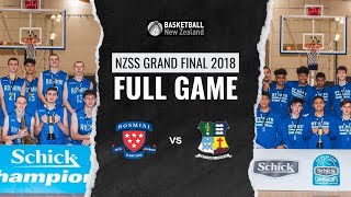 NZ Secondary Schools Nationals AA Boys Grand Final 2018  Rosmini College vs St Patricks Kilbirnie [upl. by Yerga39]