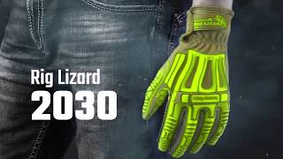 Gants de protection Rig Lizard 2030 Silicone Grip HEXARMOR  Cube Protection [upl. by Vere]