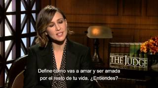 EL JUEZ  Entrevista a Vera Farmiga  Oficial Warner Bros Pictures [upl. by Melitta]