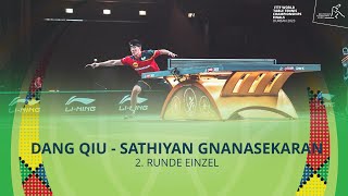 Dang Qiu  Sathiyan Gnanasekaran I 2 Runde Einzel I WM 2023 in Durban [upl. by Eema890]